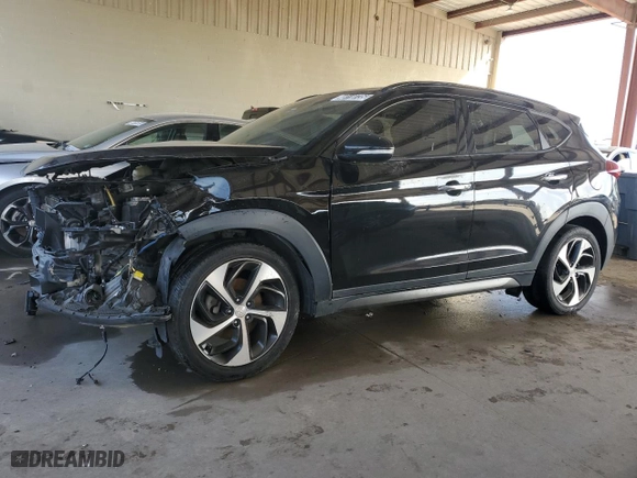 2016 Hyundai Tucson Sport with VIN KM8J33A25GU262236, listed as a Copart auction lot 48118735 with 117,915 mi miles and Clean Title. Bid and sale history available at carsss.com. Image 1.