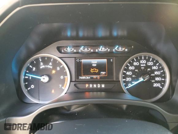 2021 Ford Super Duty F-250 SRW XL with VIN 1FT7W2BN0MED74781, listed as a Copart auction lot 48660985 with 74,689 mi miles and Salvage Title. Bid and sale history available at carsss.com. Image 9.