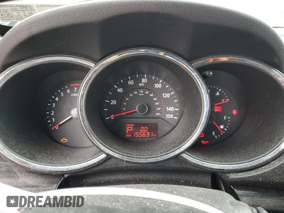 2012 Kia Sorento LX with VIN 5XYKTDA61CG282416, listed as a Copart auction lot 52176305 with 155,631 mi miles and Salvage Title. Bid and sale history available at DreamBid. Image 9.