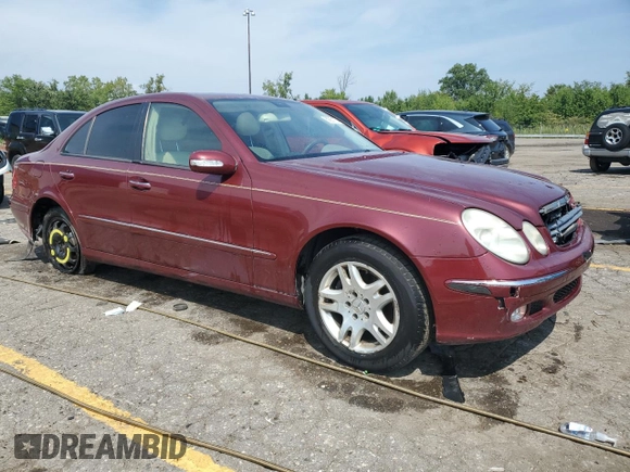2003 Mercedes-Benz E-Class 3.2L with VIN WDBUF65J53A094202, listed as a Copart auction lot 69251154 with 0 mi miles and Salvage Title. Bid and sale history available at carsss.com. Image 4.