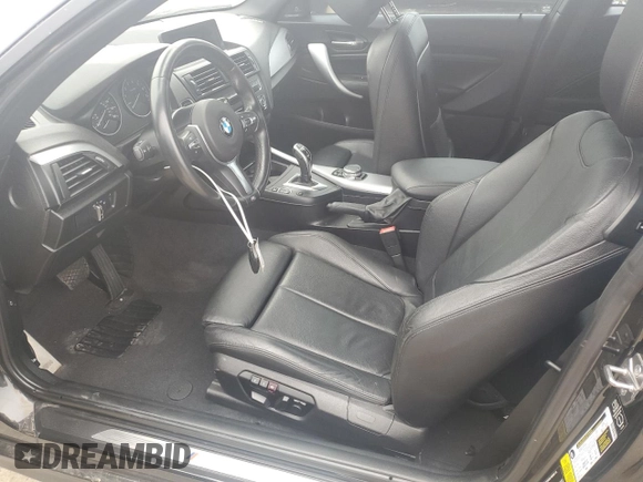 2015 BMW 2 Series M235i with VIN WBA1J7C50FV254060, listed as a Copart auction lot 43622085 with 61,397 mi miles and Salvage Title. Bid and sale history available at carsss.com. Image 7.
