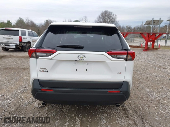 2024 Toyota RAV4 LE with VIN 2T3H1RFV6RC293484, listed as a IAAI auction lot 41546783 with 9,891 mi miles. Bid and sale history available at carsss.com. Image 16.