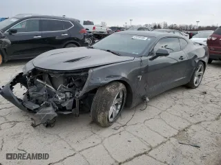 2018 Chevrolet Camaro 1SS with VIN 1G1FF1R76J0134018, listed as a Copart auction lot 47239105 with 122,563 mi miles and Salvage Title. Bid and sale history available at carsss.com. Image 1.