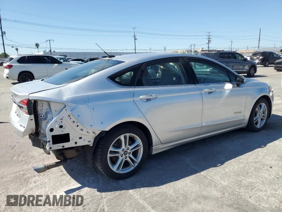 2018 Ford Fusion Hybrid S with VIN 3FA6P0UU7JR122848, listed as a Copart auction lot 46677155 with 75,932 mi miles and Salvage Title. Bid and sale history available at carsss.com. Image 3.