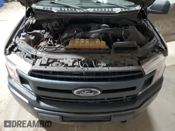 2018 Ford F-150 XL with VIN 1FTMF1EB6JKD46575, listed as a Copart auction lot 50521715 with 158,675 mi miles and Clean Title. Bid and sale history available at carsss.com. Image 11.
