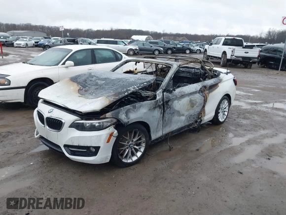 2016 BMW 2 Series 228i xDrive with VIN WBA1L9C56GV325558, listed as a IAAI auction lot 41833671 with 1 mi miles. Bid and sale history available at carsss.com. Image 6.