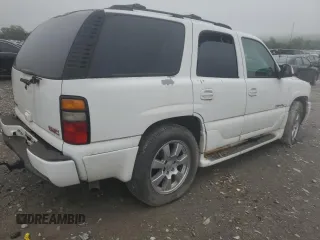 2005 GMC Yukon Denali z VIN 1GKEK63U55J219978, wystawiony jako Copart lot #56707305 z przebiegiem 223 408 mil mil oraz Czysty tytuł • Clean title. Historia ofert i sprzedaży dostępna na DreamBid. Obrazek 3.