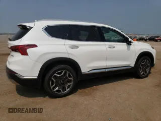 2022 Hyundai Santa Fe Hybrid Limited with VIN KM8S5DA17NU056151, listed as a Copart auction lot 63231464 with 0 mi miles and Salvage Title. Bid and sale history available at carsss.com. Image 3.