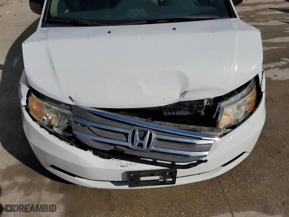 2012 Honda Odyssey EX with VIN 5FNRL5H43CB121310, listed as a Copart auction lot 46747445 with 0 mi miles and Clean Title. Bid and sale history available at carsss.com. Image 12.