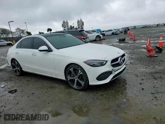 2024 Mercedes-Benz C 300 with VIN W1KAF4GB8RR213116, listed as a Copart auction lot 50662345 with 2,256 mi miles and Salvage Title. Bid and sale history available at DreamBid. Image 11.