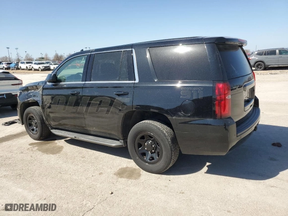 2020 Chevrolet Tahoe Commercial with VIN 1GNSKDEC5LR252282, listed as a Copart auction lot 48321235 with 97,338 mi miles and Salvage Title. Bid and sale history available at carsss.com. Image 2.