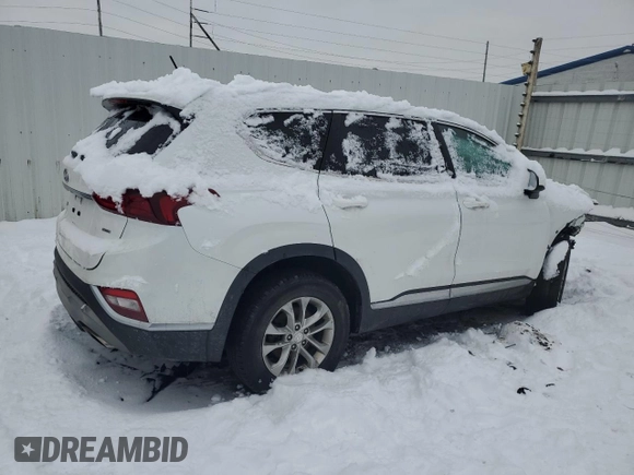 2019 Hyundai Santa Fe SE with VIN 5NMS2CAD9KH102793, listed as a Copart auction lot 43292245 with 160,903 mi miles and Salvage Title. Bid and sale history available at DreamBid. Image 3.