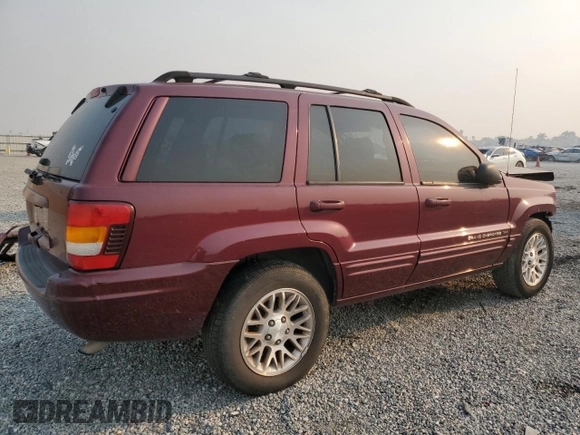 2002 Jeep Grand Cherokee Limited with VIN 1J4GX58S82C230247, listed as a Copart auction lot 73573554 with 160,357 mi miles and Salvage Title. Bid and sale history available at DreamBid. Image 3.