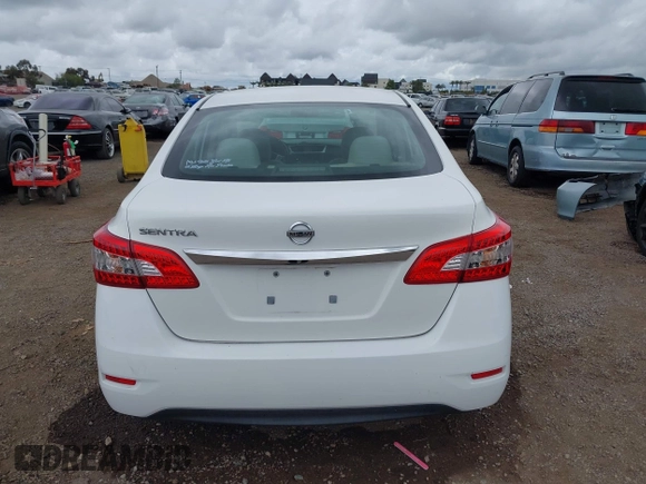 2015 Nissan Sentra S with VIN 3N1AB7AP4FY229253, listed as a IAAI auction lot 42046967 with 63,993 mi miles. Bid and sale history available at carsss.com. Image 16.