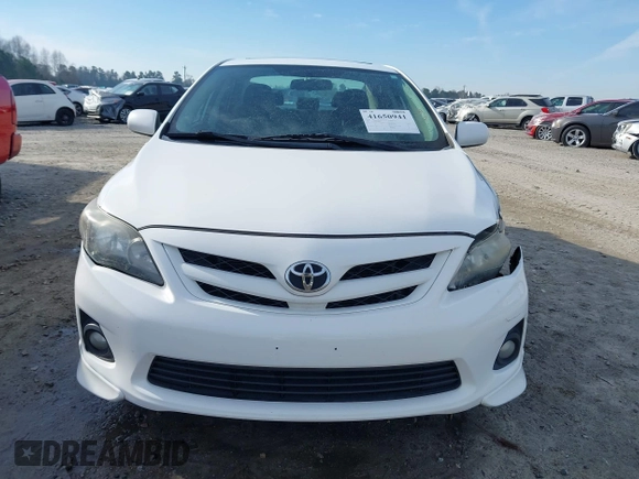 2011 Toyota Corolla L with VIN 2T1BU4EE8BC684488, listed as a IAAI auction lot 41650941 with 181,586 mi miles. Bid and sale history available at carsss.com. Image 12.