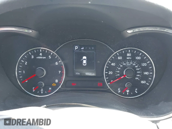2018 Kia Forte LX with VIN 3KPFL4A7XJE232179, listed as a IAAI auction lot 41772608 with 93,021 mi miles. Bid and sale history available at carsss.com. Image 7.