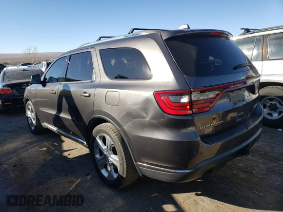 2014 Dodge Durango Limited with VIN 1C4SDHDT7EC390553, listed as a Copart auction lot 42172425 with 204,963 mi miles and Clean title. Bid and sale history available at DreamBid. Image 2.