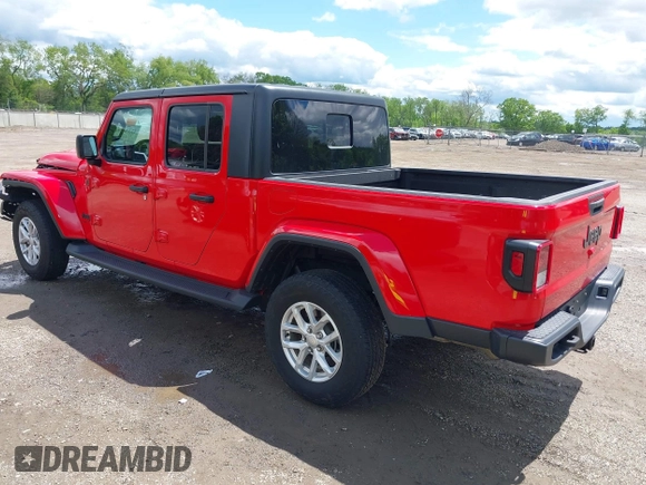 2023 Jeep Gladiator Sport S with VIN 1C6HJTAG8PL572270, listed as a IAAI auction lot 42336294 with 13,865 mi miles and . Bid and sale history available at DreamBid. Image 3.