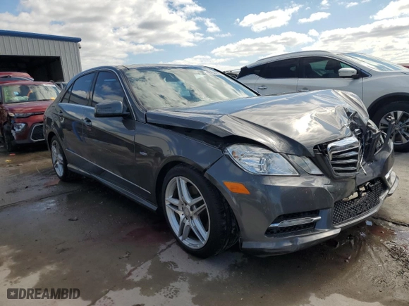 2012 Mercedes-Benz E-Class E 350 Luxury with VIN WDDHF5KBXCA640265, listed as a Copart auction lot 48799755 with 105,194 mi miles and Salvage Title. Bid and sale history available at carsss.com. Image 4.