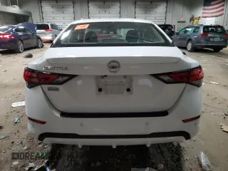 2021 Nissan Sentra S with VIN 3N1AB8BV4MY230015, listed as a Copart auction lot 51510225 with 47,204 mi miles and Salvage Title. Bid and sale history available at DreamBid. Image 6.