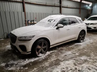 2024 Genesis GV70 3.5T Sport with VIN 5NMMCDTC2RH007874, listed as a Copart auction lot 88458255 with 7,736 mi miles and Salvage Title. Bid and sale history available at carsss.com. Image 1.