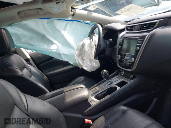 2023 Nissan Murano SL z VIN 5N1AZ2CS0PC130237, wystawiony jako IAAI lot #42103971 z przebiegiem 48 316 mil mil oraz . Historia ofert i sprzedaży dostępna na DreamBid. Obrazek 5.