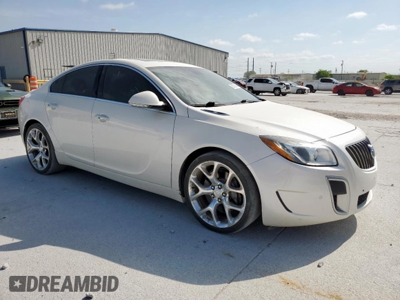 2012 Buick Regal GS with VIN 2G4GV5GV1C9104839, listed as a Copart auction lot 53505045 with 109,375 mi miles and Clean Title. Bid and sale history available at carsss.com. Image 4.