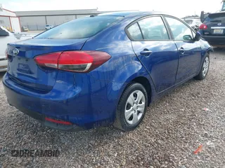2018 Kia Forte LX with VIN 3KPFK4A7XJE182368, listed as a IAAI auction lot 41687402 with 100,638 mi miles. Bid and sale history available at carsss.com. Image 4.