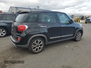 2014 FIAT 500L Trekking with VIN ZFBCFADH5EZ015259, listed as a Copart auction lot 86390284 with 83,607 mi miles and Salvage Title. Bid and sale history available at DreamBid. Image 3.