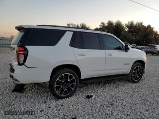 2023 Chevrolet Tahoe RST with VIN 1GNSKRKD1PR297784, listed as a Copart auction lot 85862884 with 62,033 mi miles and Salvage Title. Bid and sale history available at carsss.com. Image 3.