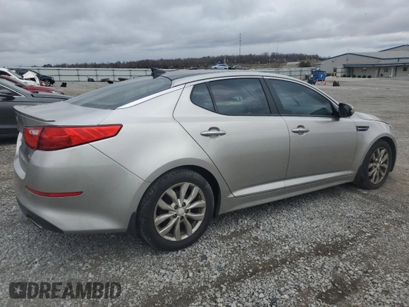 2015 Kia Optima EX with VIN 5XXGN4A7XFG431231, listed as a Copart auction lot 49119295 with 155,055 mi miles and Salvage Title. Bid and sale history available at carsss.com. Image 3.