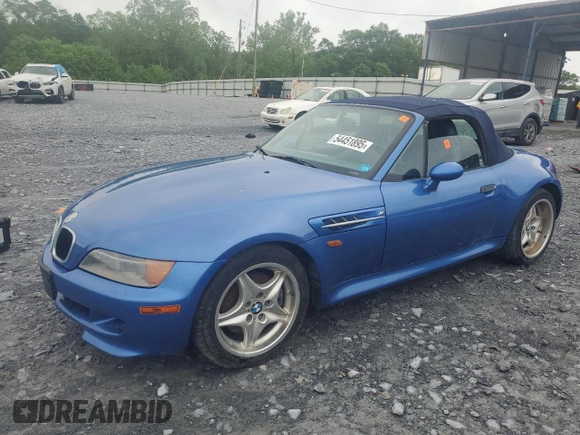 1998 BMW 3 Series M 3.2L with VIN WBSCK9336WLC87655, listed as a Copart auction lot 54451895 with 115,036 mi miles and Non Repairable. Bid and sale history available at carsss.com. Image 1.