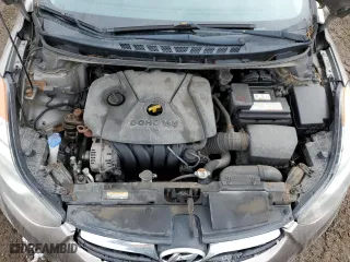 2013 Hyundai Elantra GLS PZEV with VIN 5NPDH4AEXDH290462, listed as a Copart auction lot 50045275 with 162,585 mi miles and Clean Title. Bid and sale history available at carsss.com. Image 11.
