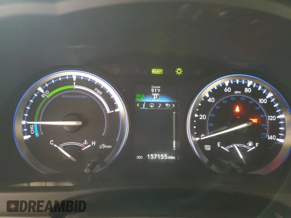2015 Toyota Highlander Limited with VIN 5TDDCRFHXFS008056, listed as a Copart auction lot 58560055 with 157,155 mi miles and Salvage title. Bid and sale history available at DreamBid. Image 9.