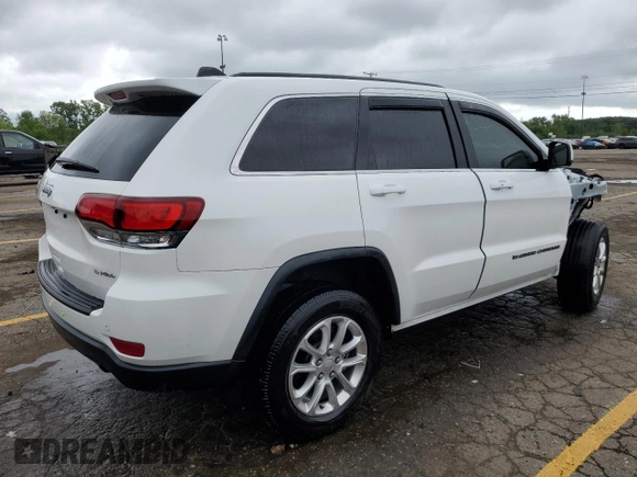 2022 Jeep Grand Cherokee WK Laredo E with VIN 1C4RJFAG9NC113941, listed as a Copart auction lot 64972704 with 42,151 mi miles and Salvage Title. Bid and sale history available at carsss.com. Image 3.