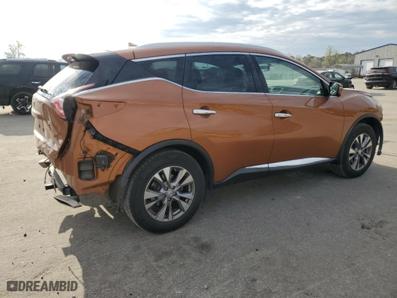 2015 Nissan Murano SV with VIN 5N1AZ2MG9FN212061, listed as a Copart auction lot 51093525 with 91,440 mi miles and Salvage Title. Bid and sale history available at carsss.com. Image 3.