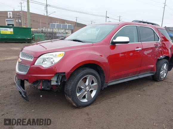 2015 Chevrolet Equinox LT with VIN 2GNALCEK6F6250020, listed as a IAAI auction lot 41853161 with 124,912 mi miles. Bid and sale history available at carsss.com. Image 2.