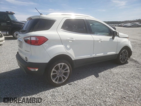 2019 Ford EcoSport Titanium with VIN MAJ3S2KE0KC276584, listed as a Copart auction lot 49955315 with 73,293 mi miles and Salvage Title. Bid and sale history available at DreamBid. Image 3.