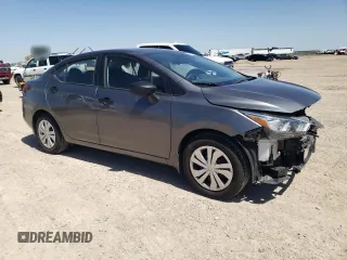 2024 Nissan Versa S with VIN 3N1CN8DV4RL817073, listed as a Copart auction lot 52411865 with 34,464 mi miles and Salvage Title. Bid and sale history available at carsss.com. Image 4.