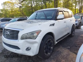 2012 Infiniti QX56 7-passenger with VIN JN8AZ2NF8C9517909, listed as a IAAI auction lot 41982636 with 186,422 mi miles and . Bid and sale history available at DreamBid. Image 17.