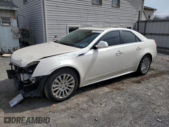 2012 Cadillac CTS Premium with VIN 1G6DS5E37C0103287, listed as a Copart auction lot 49805575 with Not provided miles and Salvage title. Bid and sale history available at DreamBid. Image 1.