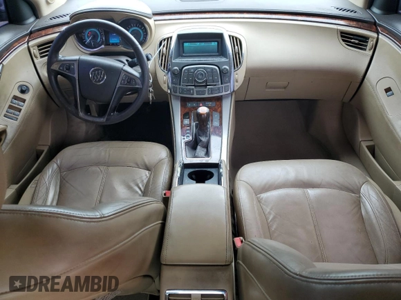 2012 Buick LaCrosse Premium 1 with VIN 1G4GD5E37CF176723, listed as a Copart auction lot 55230075 with 147,210 mi miles and Salvage title. Bid and sale history available at DreamBid. Image 8.