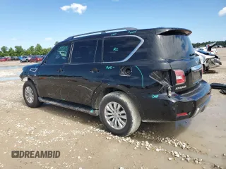 2019 Nissan Armada SL z VIN JN8AY2ND4K9090387, wystawiony jako Copart lot #55764005 z przebiegiem 109 914 mil mil oraz Szkoda całkowita • Salvage title. Historia ofert i sprzedaży dostępna na DreamBid. Obrazek 2.