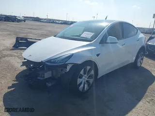 2021 Tesla Model Y Long Range with VIN 5YJYGDEE3MF259793, listed as a IAAI auction lot 41503691 with 1 mi miles. Bid and sale history available at carsss.com. Image 20.