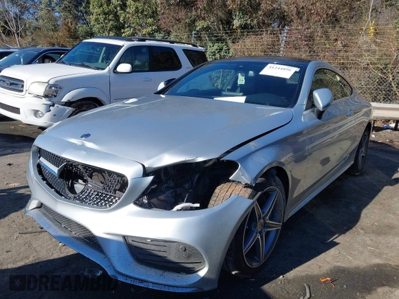 2018 Mercedes-Benz C 300 with VIN WDDWJ4KB9JF676271, listed as a IAAI auction lot 41244896 with 95,013 mi miles and . Bid and sale history available at DreamBid. Image 2.