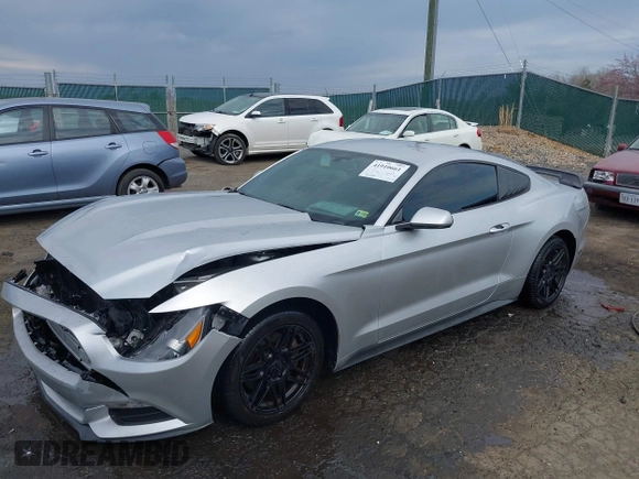 2015 Ford Mustang V6 with VIN 1FA6P8AM3F5348012, listed as a IAAI auction lot 41910661 with 144,584 mi miles and . Bid and sale history available at DreamBid. Image 17.