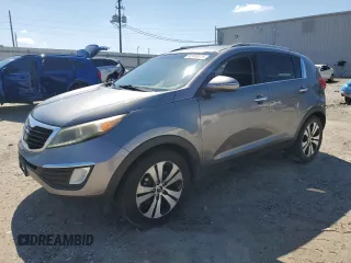 2011 Kia Sportage EX with VIN KNDPC3A22B7057611, listed as a Copart auction lot 52966515 with 133,133 mi miles and Salvage Title. Bid and sale history available at carsss.com. Image 1.