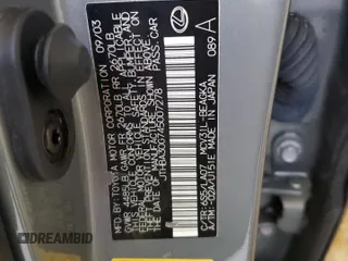 2004 Lexus ES 350 with VIN JTHBA30G745007278, listed as a Copart auction lot 52896765 with 209,119 mi miles and Salvage Title. Bid and sale history available at DreamBid. Image 12.