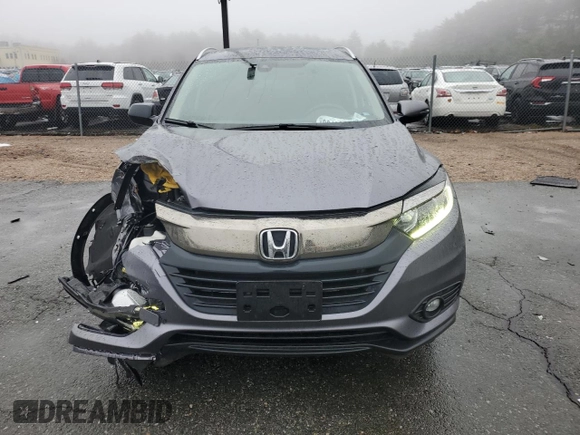 2022 Honda HR-V EX with VIN 3CZRU6H56NM729052, listed as a Copart auction lot 42861705 with 36,526 mi miles and Salvage Title. Bid and sale history available at DreamBid. Image 5.