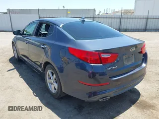 2015 Kia Optima LX with VIN 5XXGM4A70FG441639, listed as a IAAI auction lot 42618515 with 162,021 mi miles and . Bid and sale history available at DreamBid. Image 3.